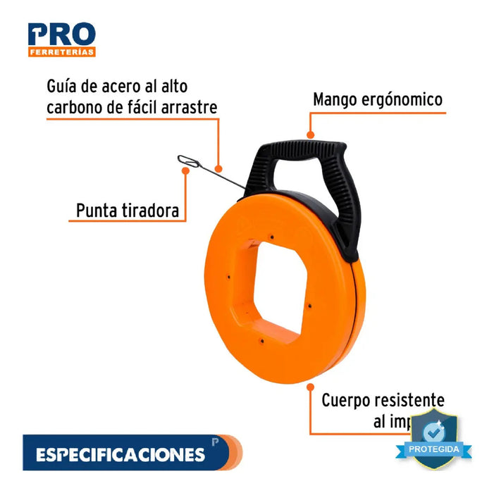 Guía Para Cable 15 Mts Acero Sk5