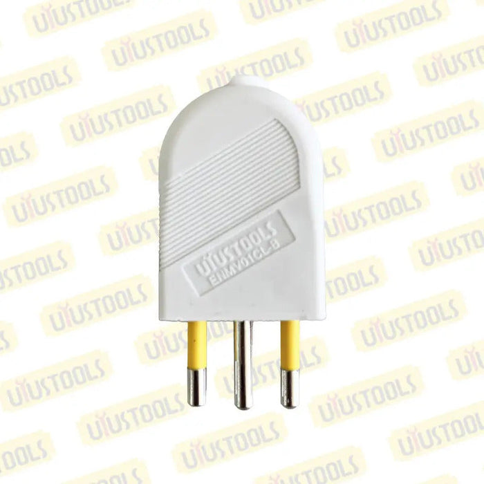 Enchufe Macho Volante Blanco