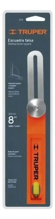Escuadra Truper Eft-8 Acero Inox. 23 Cm