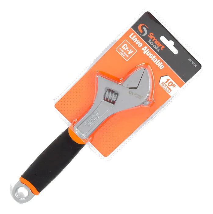 Llave Francesa Niquelada De 10'' Cr/v