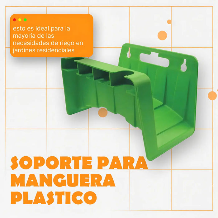 Soporte Para Manguera Plástico HL165 Verde
