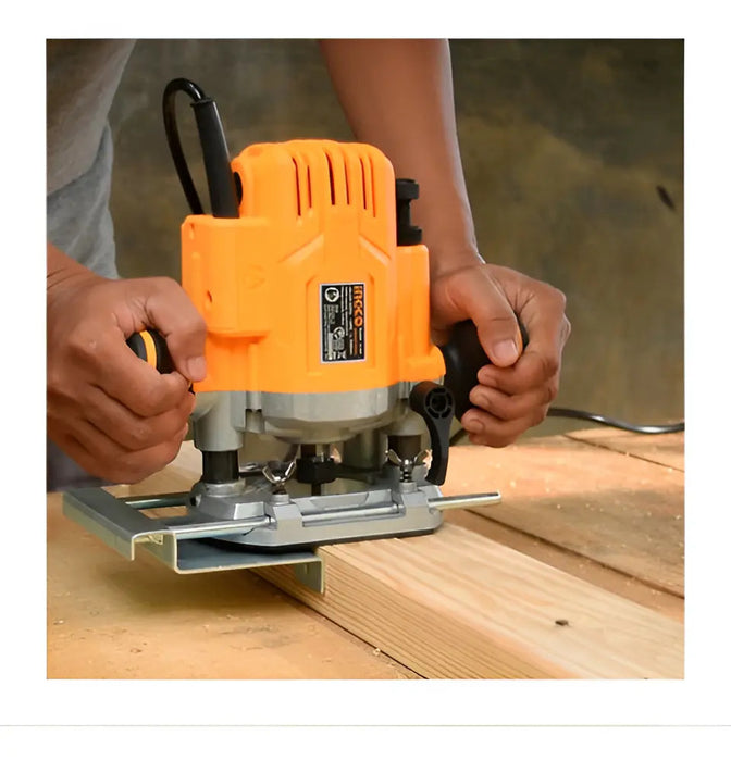 Ruteadora Fresadora 1/4'' 1200w Madera Industrial Ingco