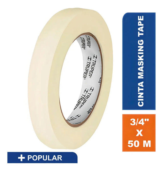 Cinta Masking 3/4'' X 50mt Truper