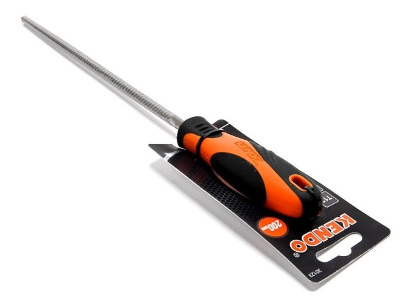 Lima Redonda Kendo 20.32 Cm Acero Inoxidable Con Mango