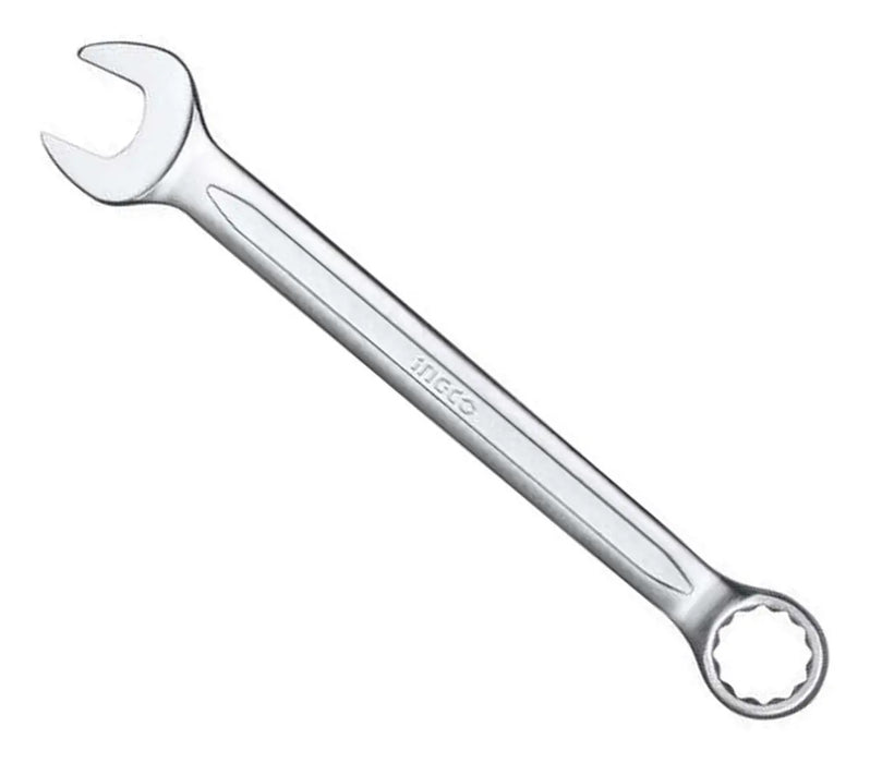 Llave de Extremo Combinada Ingco de Acero Inoxidable de 0.6 Mm Cromado