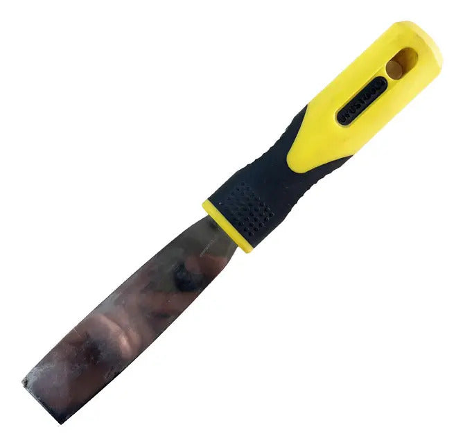 Espátula 1" Acero Inox M/Plast Dob Color