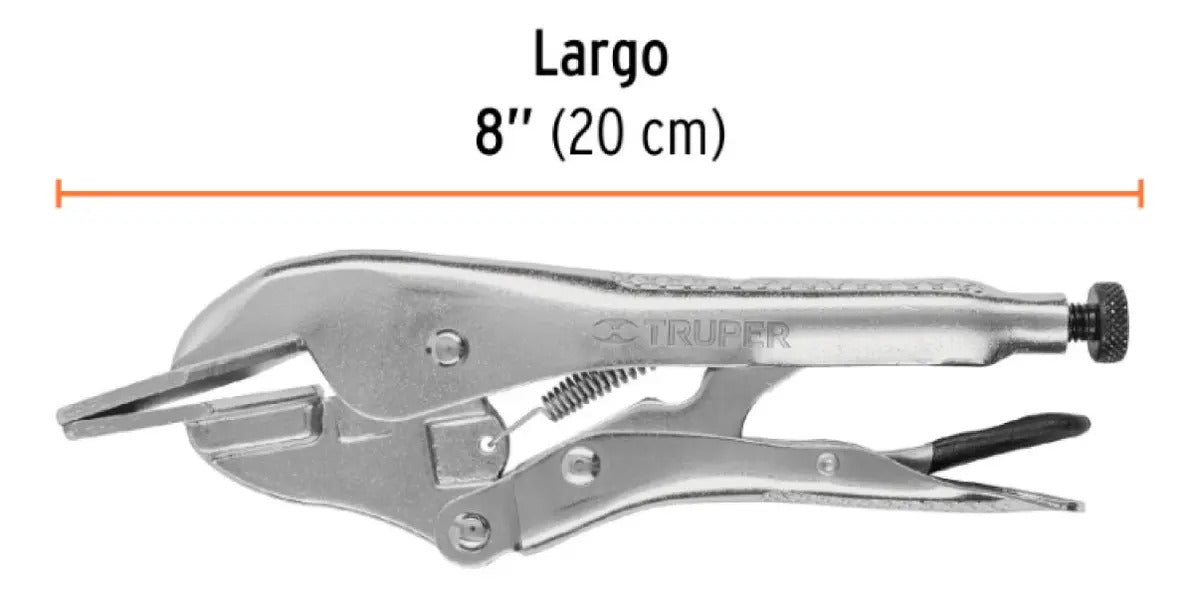 Pinza De Presión Hojalatera 8'' Truper