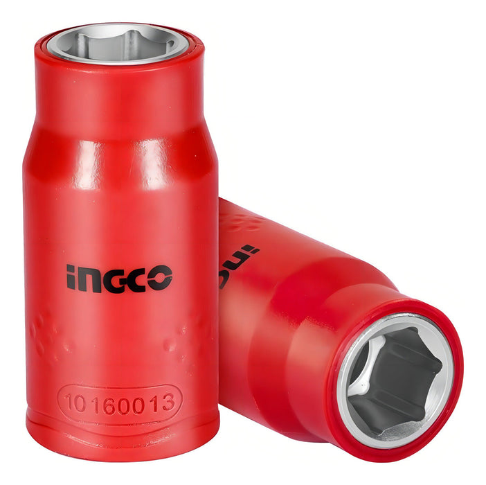 Dado Aislado 14mm X 1/2 Ingco Color Rojo