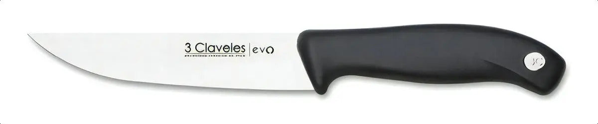 Cuchillo De Cocina 3 Claveles Evolución Acero Inoxidable 13.5cm Negro