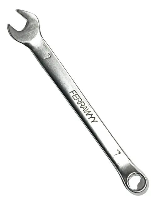 Llave Combinada 7mm Cr-v Satin Ferrawyy
