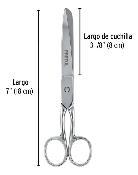 Tijera Pretul Costura/Oficina 7"