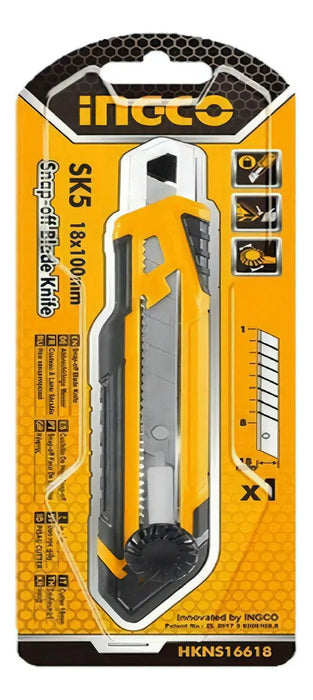 Cutter Guía Aluminio Retráctil Ingco