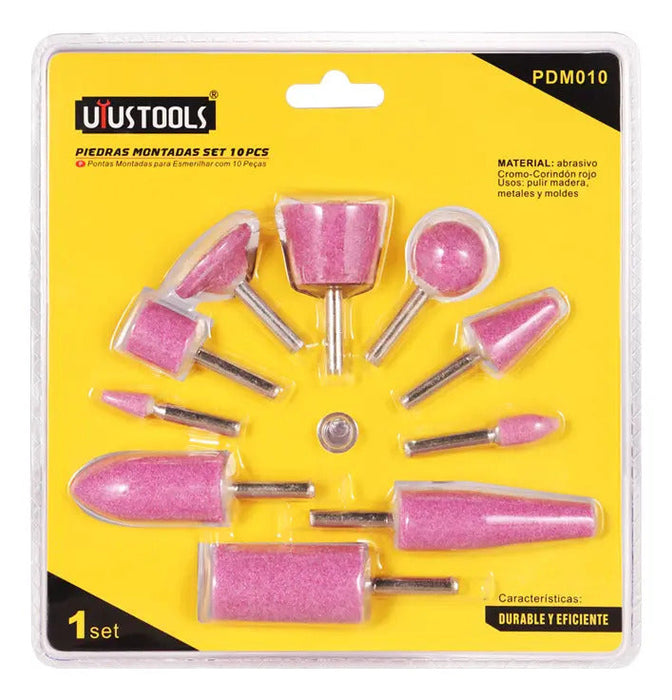 Set Piedras Montadas 10pcs Uyustools