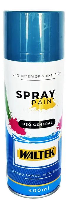 Pintura Spray Normal Azul Cielo 400ml/230g Waltek