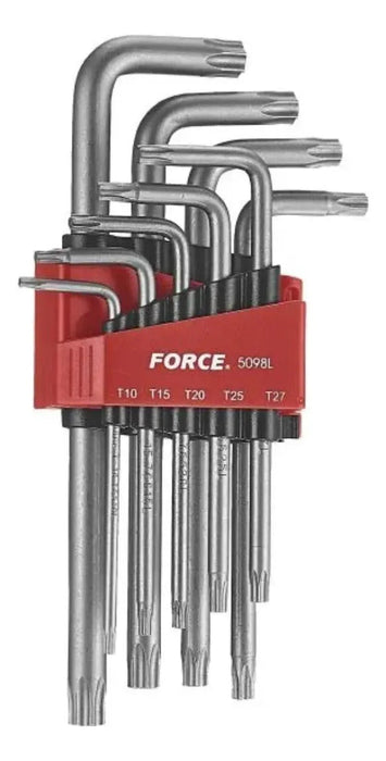 Juego Llaves Torx Largas De T10 A T50 9pz