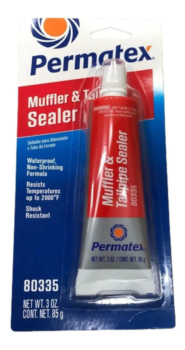 Sellador Caños Escape Salamandras Permatex 85gr Gris