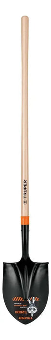 Pala T-2000 Redonda Mango Largo 45' Truper Negro