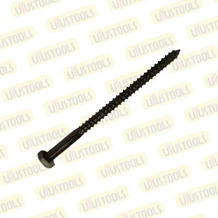 Tornillo Tirafondo Negro 1/4" X 4" 100un/set