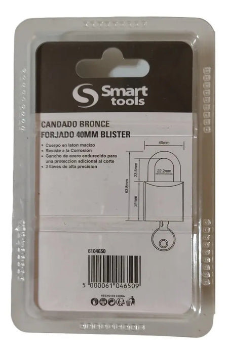 Candado Bronce Forjado 40 Mm