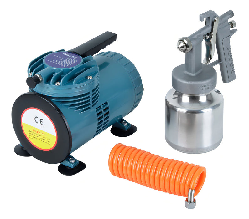Mini Compresor Portátil Pintura y Pistola Muzi