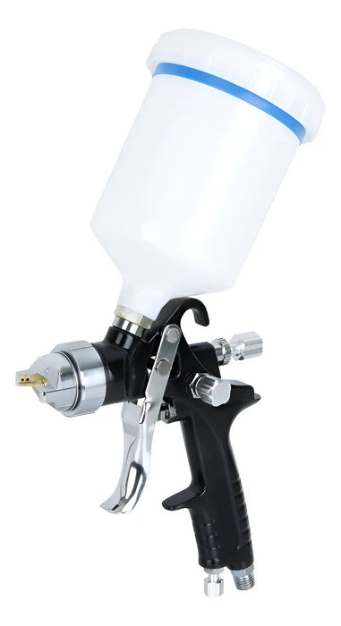 Pistola de Pintura HVLP Muzzi LS230-1.3mm Gravedad 600 ml 3 Bar Negro