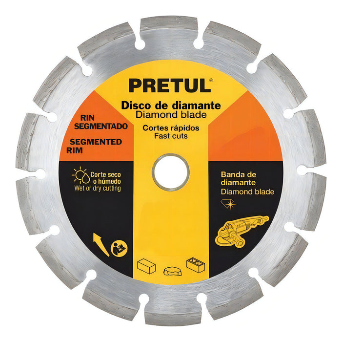 Disco De Diamante Rin Segmentado 4 Pulg