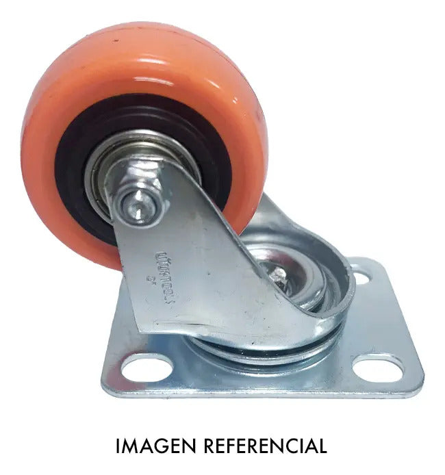 Rueda Industrial Naranjo 2''