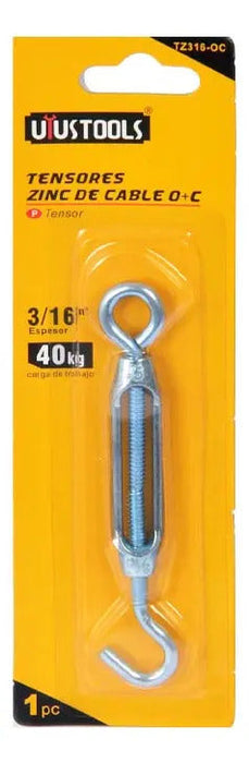 Tensor Zinc de Cable O+C 3/16'' Uyustools