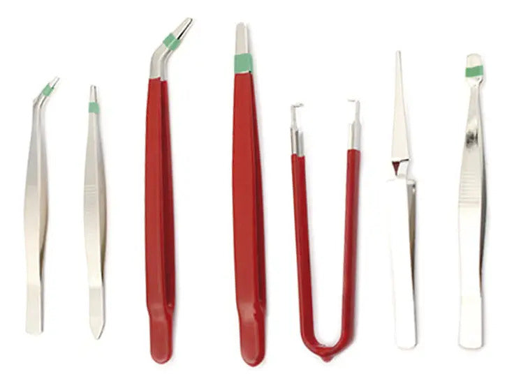 Pinzas Cosmético Set 7pcs