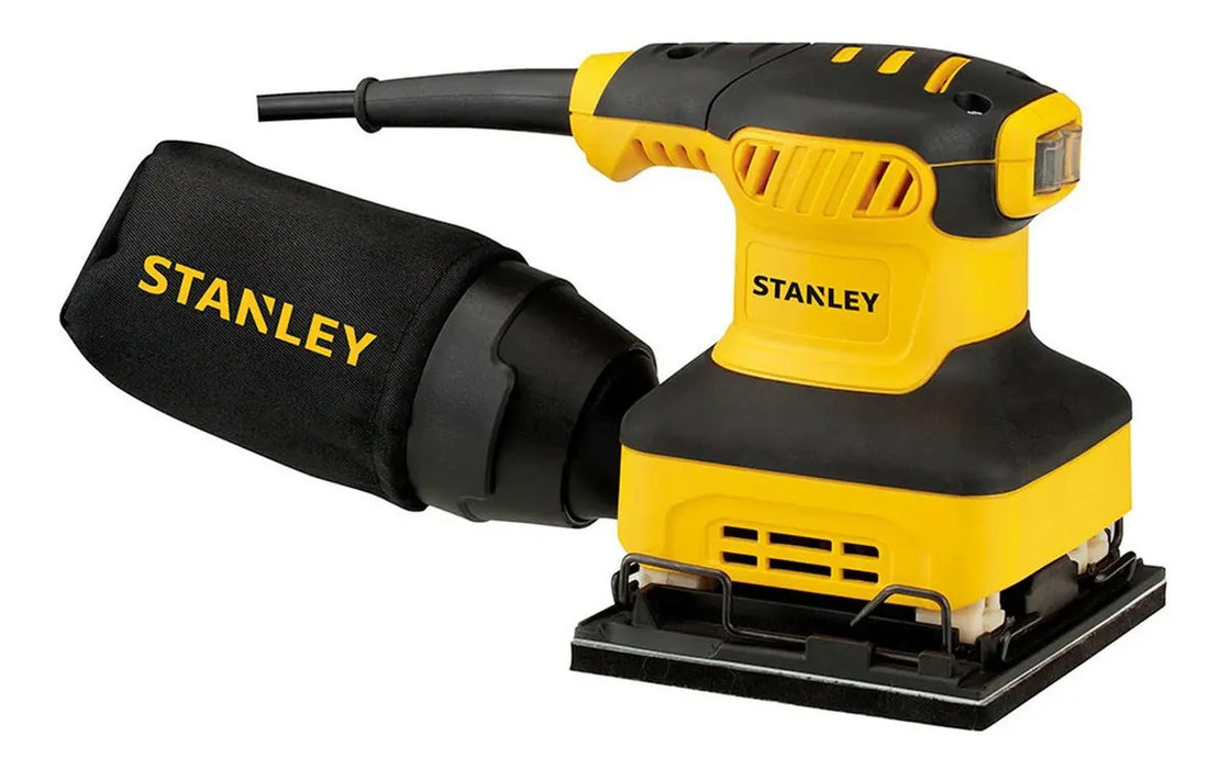 Lijadora Profesional Orbital Stanley SS24 con Sistema Velcro