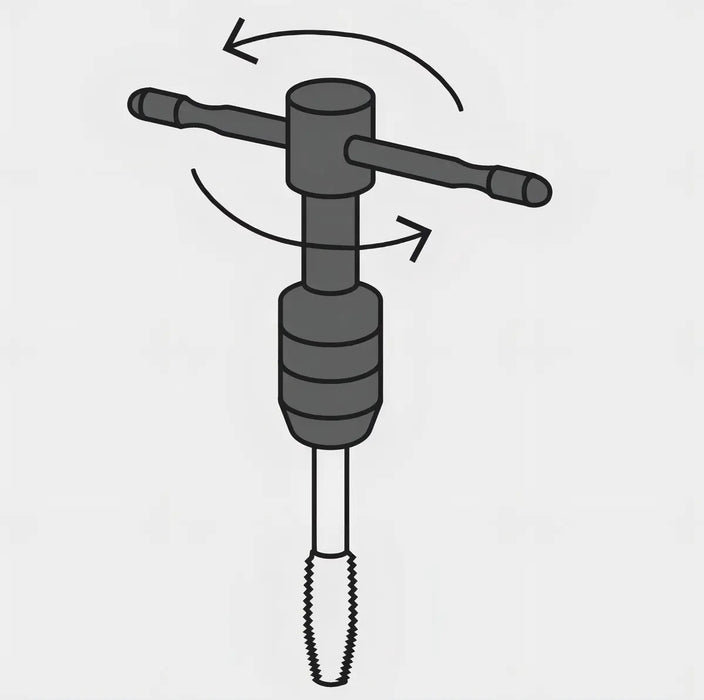 Maneral Machuelo "T" 1/2'' Truper