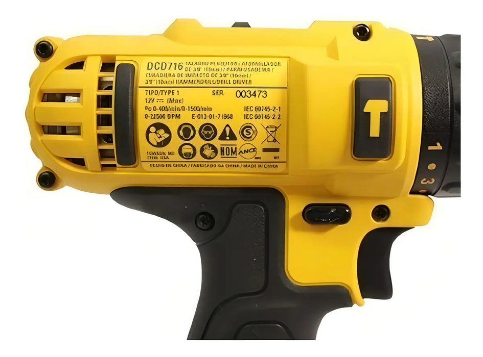 Taladro Percutor / Atornillador Dewalt 12V DCD716D2