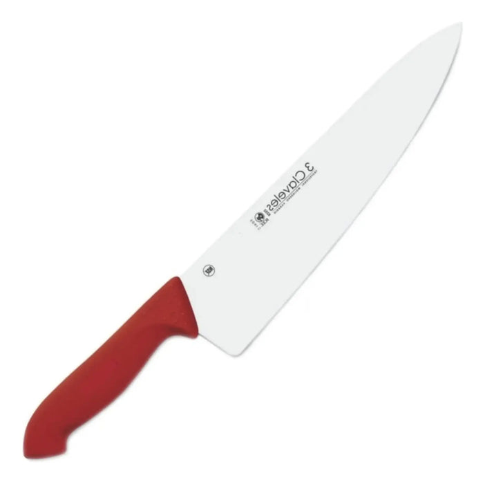Cuchillo 3 Claveles Proflex Cocinero Rojo 20 Cm