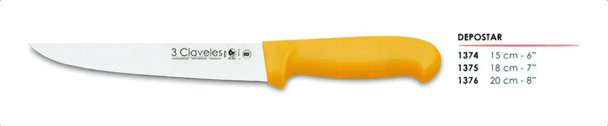 Cuchillo Despostar 3 Claveles 1374 Hoja 15cm