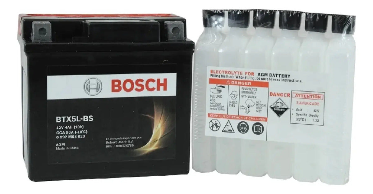 Batería Bosch YT5L-BS 12V 4Ah