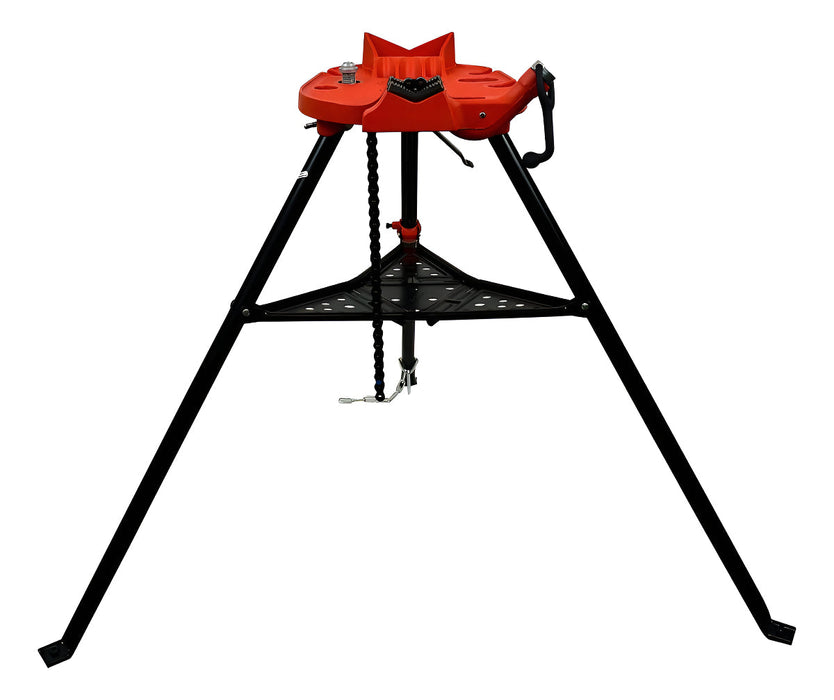 Prensa de Tornillo de Banco Portátil para Tubos Ridgid