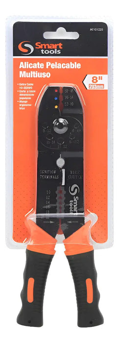 Alicate Pelacable 8" Electricista Multiusos Smart-tools