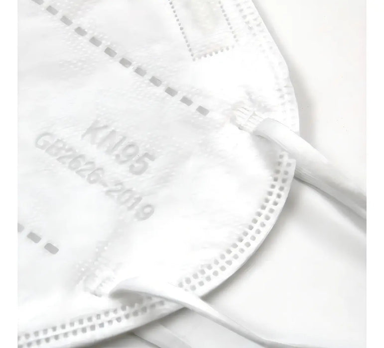 Mascarilla Desechable KN95 10 Unidades 5 Capas Ajuste Nasal Blanco