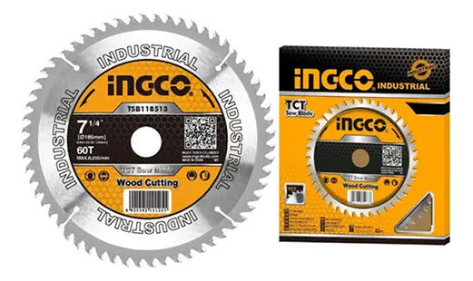 Disco de Sierra Circular 7 1/4'' 60D Ingco
