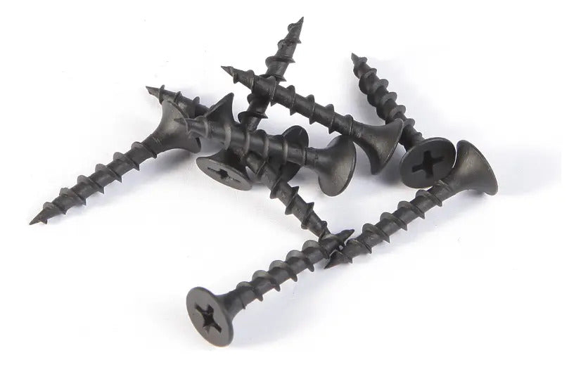 Tornillo Volcanita Negro 6x1 1000un/set