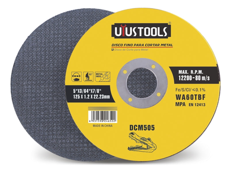 Disco Corte Metal 5" x 1.2 x 22.2