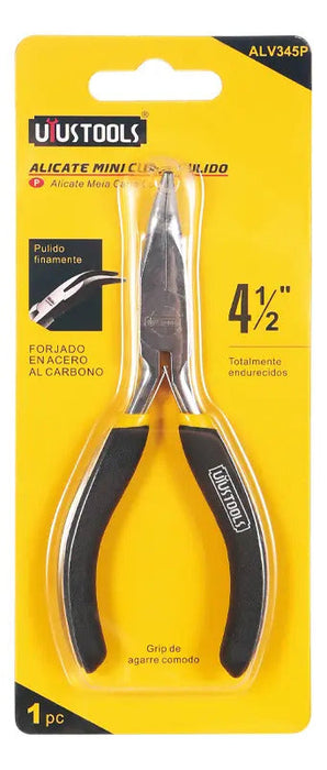 Alicate Mini 4.5" Curva Pulido