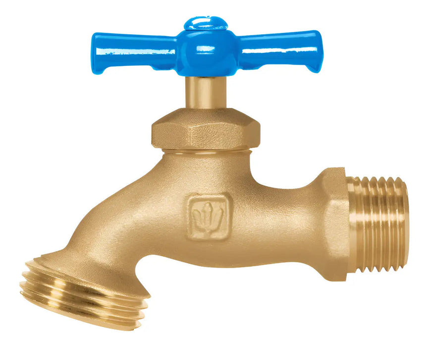 Llave Para Manguera De Latón 1/2" Dorado