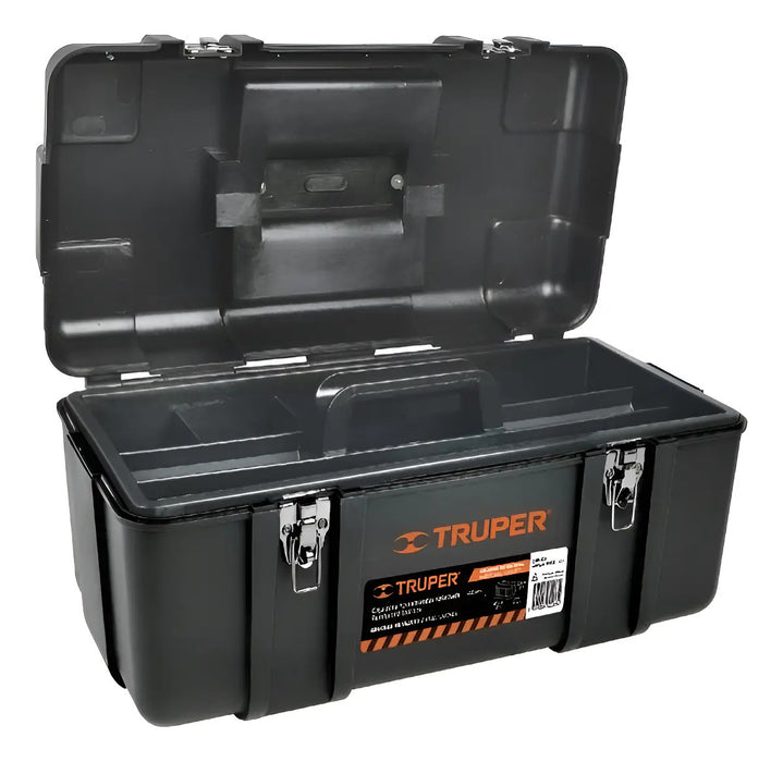 Caja Para Herramienta Plástica De 23" Industrial Truper Negro