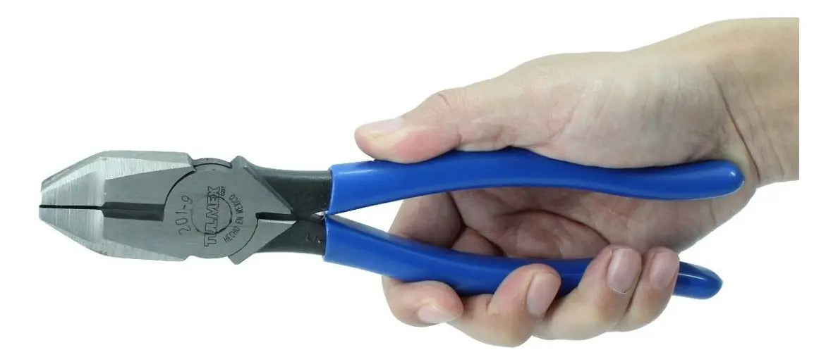 Alicates Electricista Tulmex Azul 9 Pulgadas