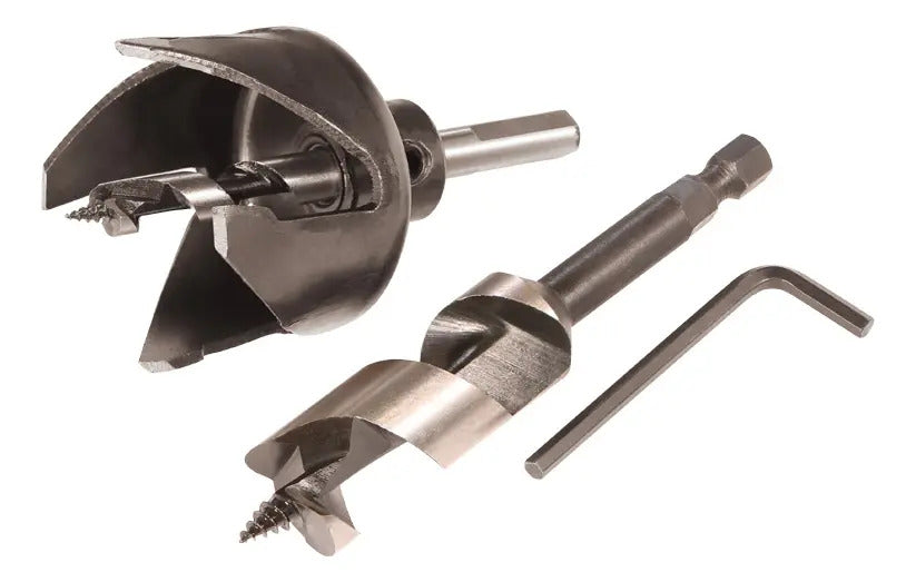 Kit 2 Pcs Brocas 22 - 54mm Instalación Cerradura