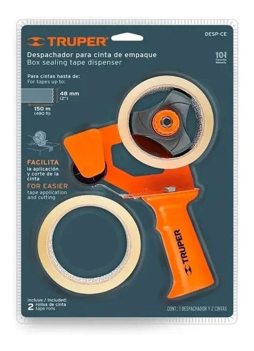 Despachador Cinta Empaque C/ 2 Cintas Truper