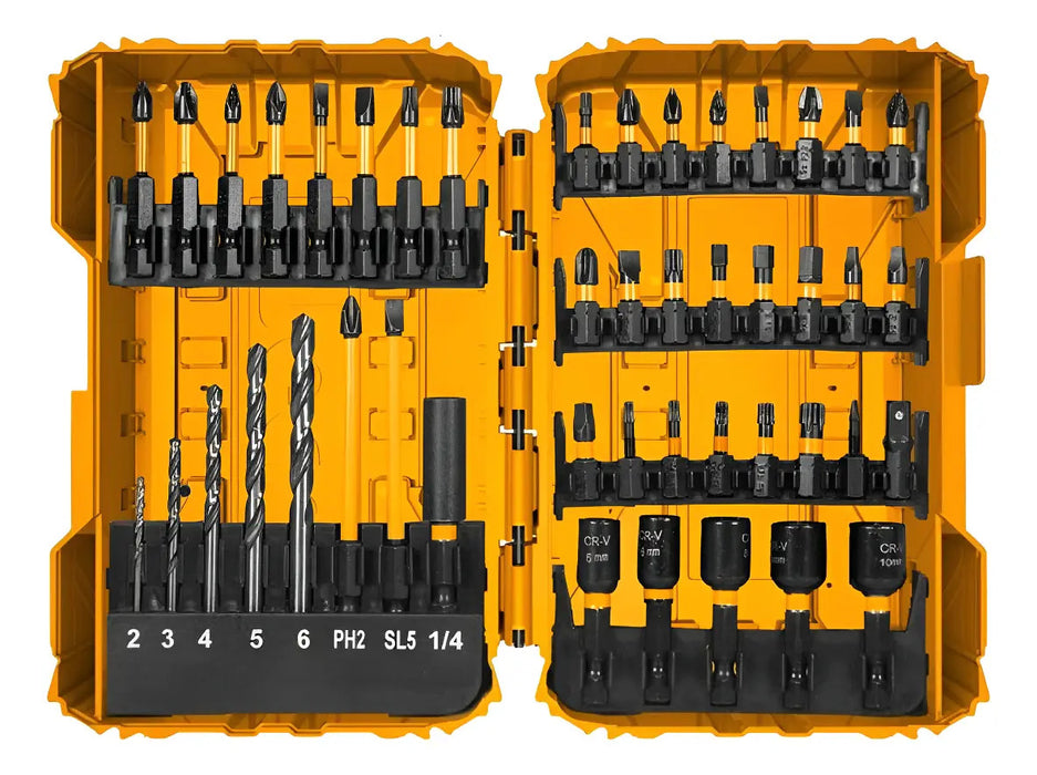 Taladros Conj Bits Con Funda 45 Piezas