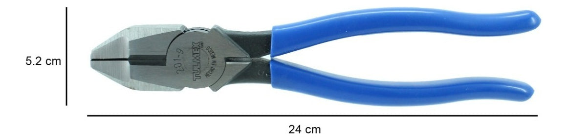 Alicates Electricista Tulmex Azul 9 Pulgadas